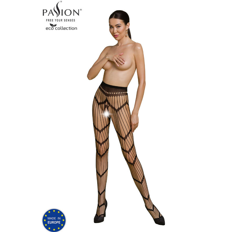 PASSION - COLLEZIONE ECO BODYSTOCKING ECO S006 ROSSO