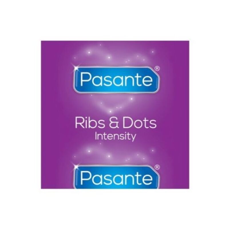 PASANTE - RIBS & DOTS INTENSITY PRESERVATIVI 144 UNITÀ