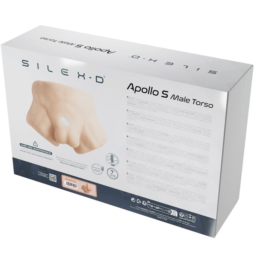 SILEXD - APOLLO S REALISTICO MEZZO TORSO MASCHILE CARAMELLO
