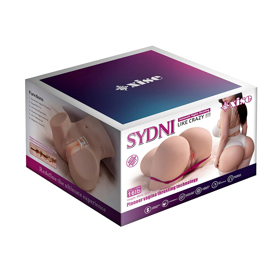 XISE - SYDNI MASTURBATORE VAGINA MULTIPOSIZIONE REALISTICO CON SPINTA