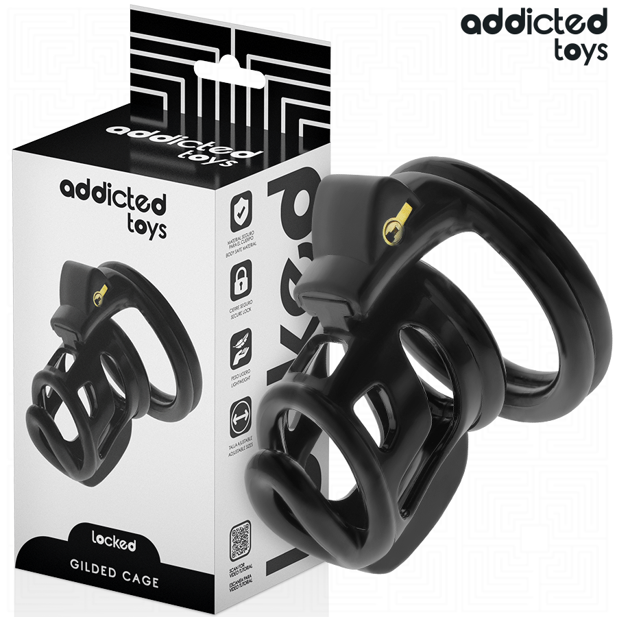 ADDICTED TOYS LOCKED - GABBIA PER PENE GILDEN CAGE 8,5 CM