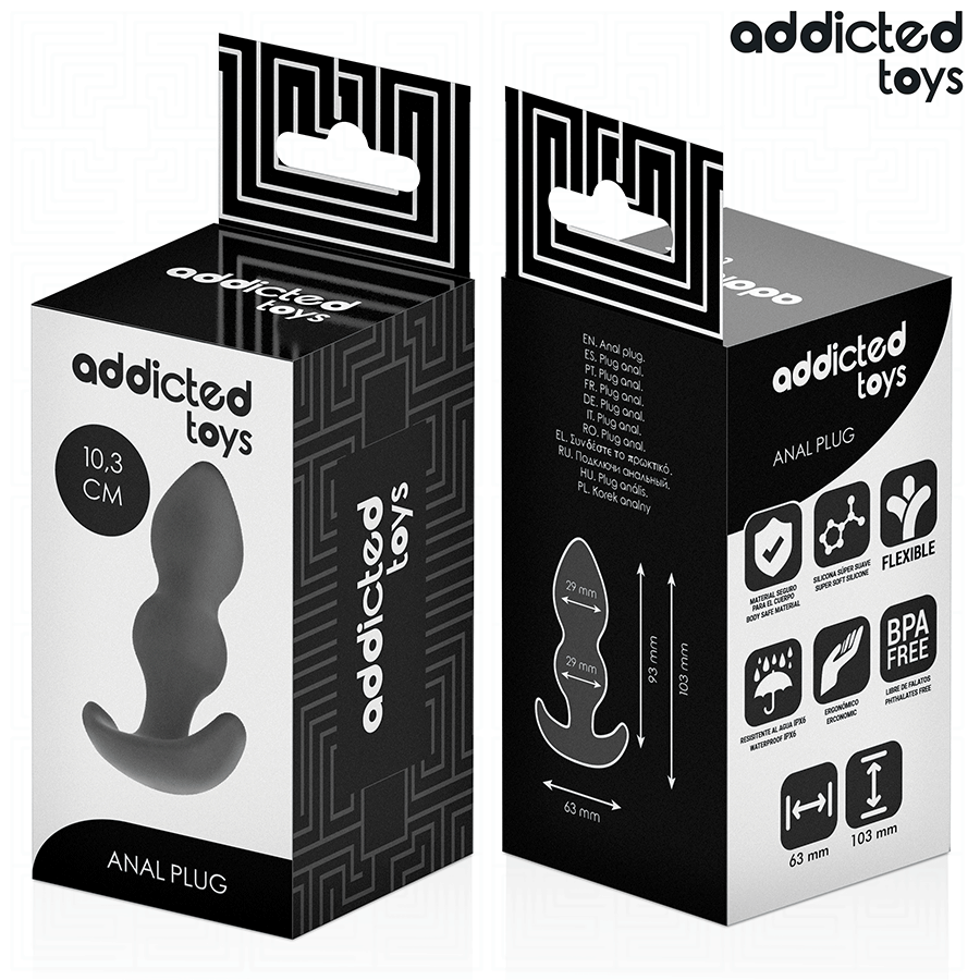 ADDICTED TOYS - TAPPO ANALE TAGLIA S 10,3 CM