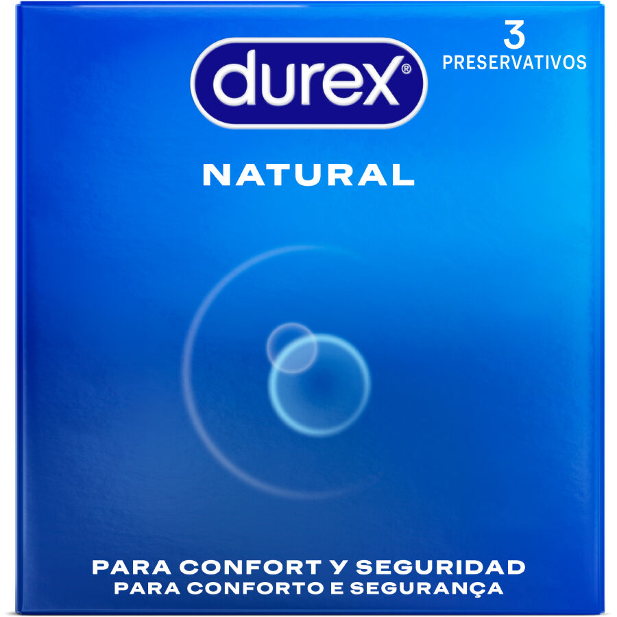 DUREX - PRESERVATIVI NATURALI 3 UNITÀ