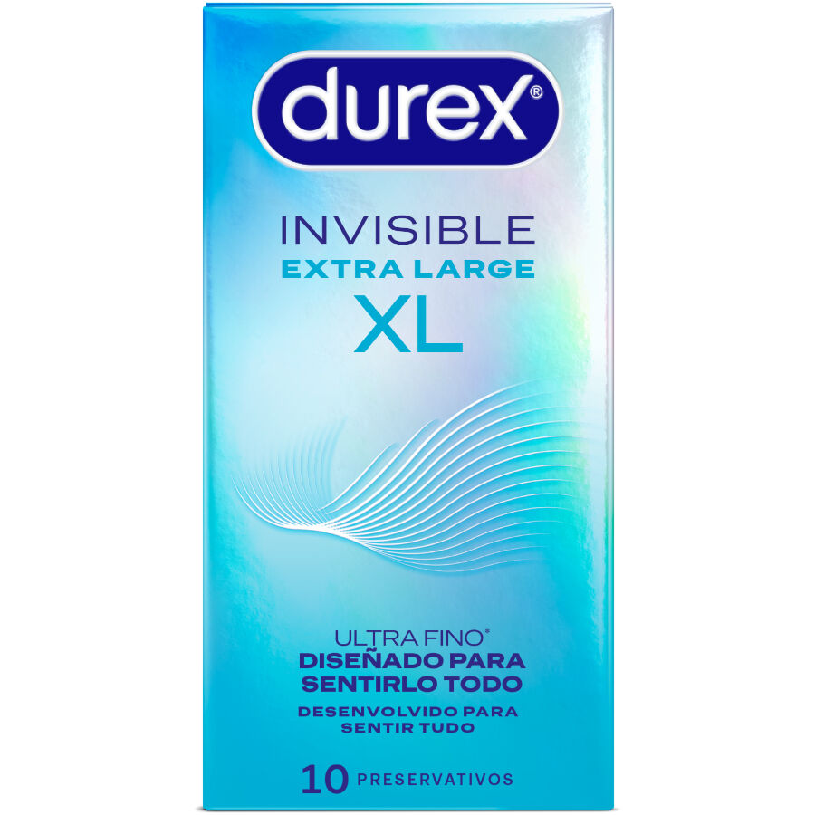 DUREX - PRESERVATIVI INVISIBILI XL 10 UNITÀ