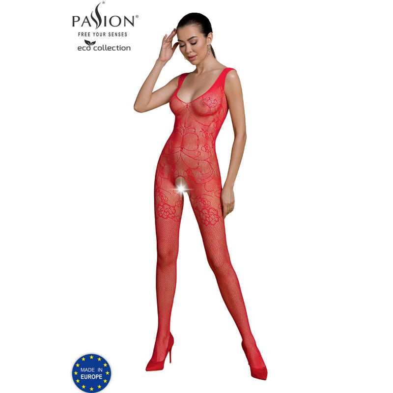 PASSION - COLLEZIONE ECO BODYSTOCKING ECO BS012 BIANCO