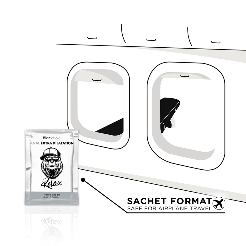 BLACK HOLE - GEL A BASE D'ACQUA EXTRA DILATAZIONE 6 ML MONODOSE