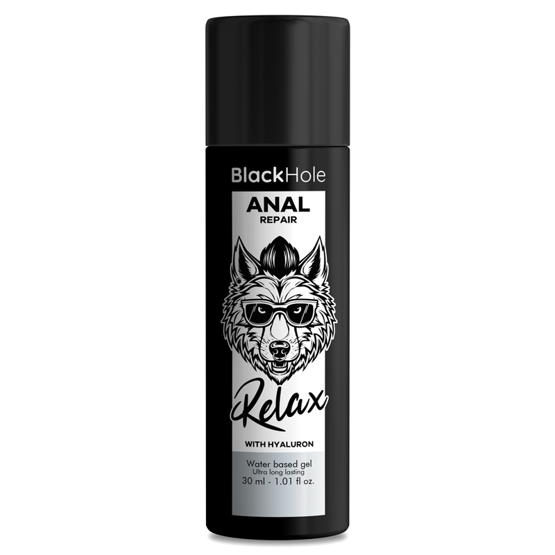 BLACK HOLE - RIPARATORE ANALE A BASE D'ACQUA RELAX CON IALURONICO 30 ML