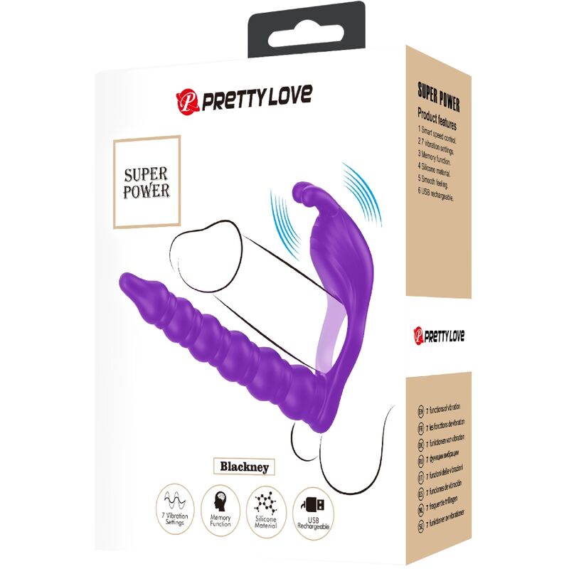 PRETTY LOVE - BLACKNEY ANELLI PER PENE CON SPINA VIBRATORE