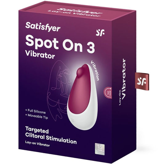 SATISFYER - SPOT ON 3 STIMOLATORE CLITORALE BERRY