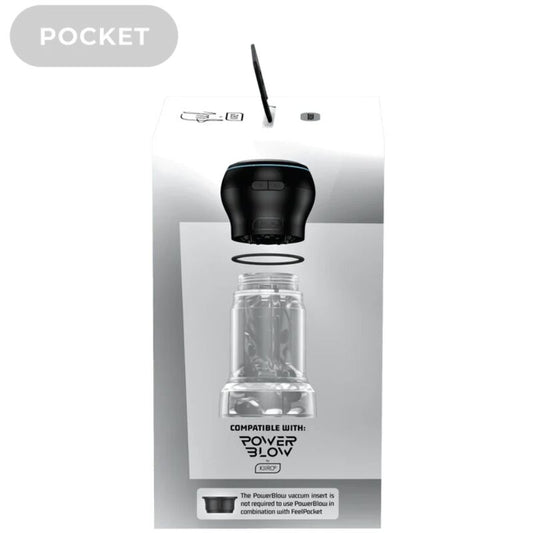 KIIROO - FEEL POCKET STROKER CRYSTAL DI KIIROO TRASPARENTE