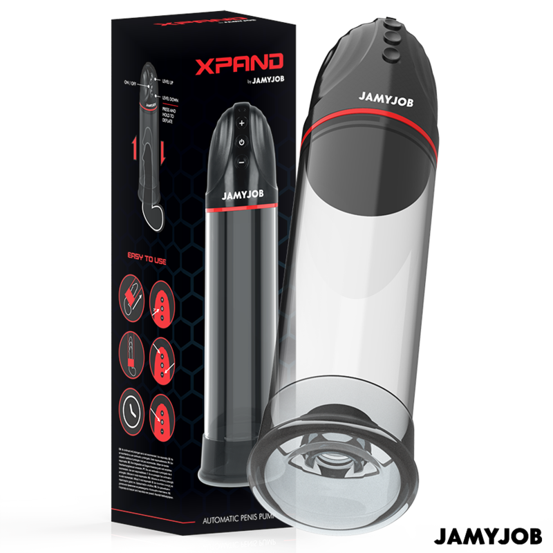 JAMYJOB - POMPA AUTOMATICA XPAND 3 LIVELLI DI ASPIRAZIONE GRIGIA