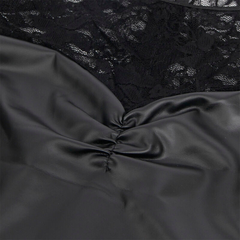 SUBBLIME - 955601 ABITO MANICA LUNGA CON PIZZO NERO L/XL