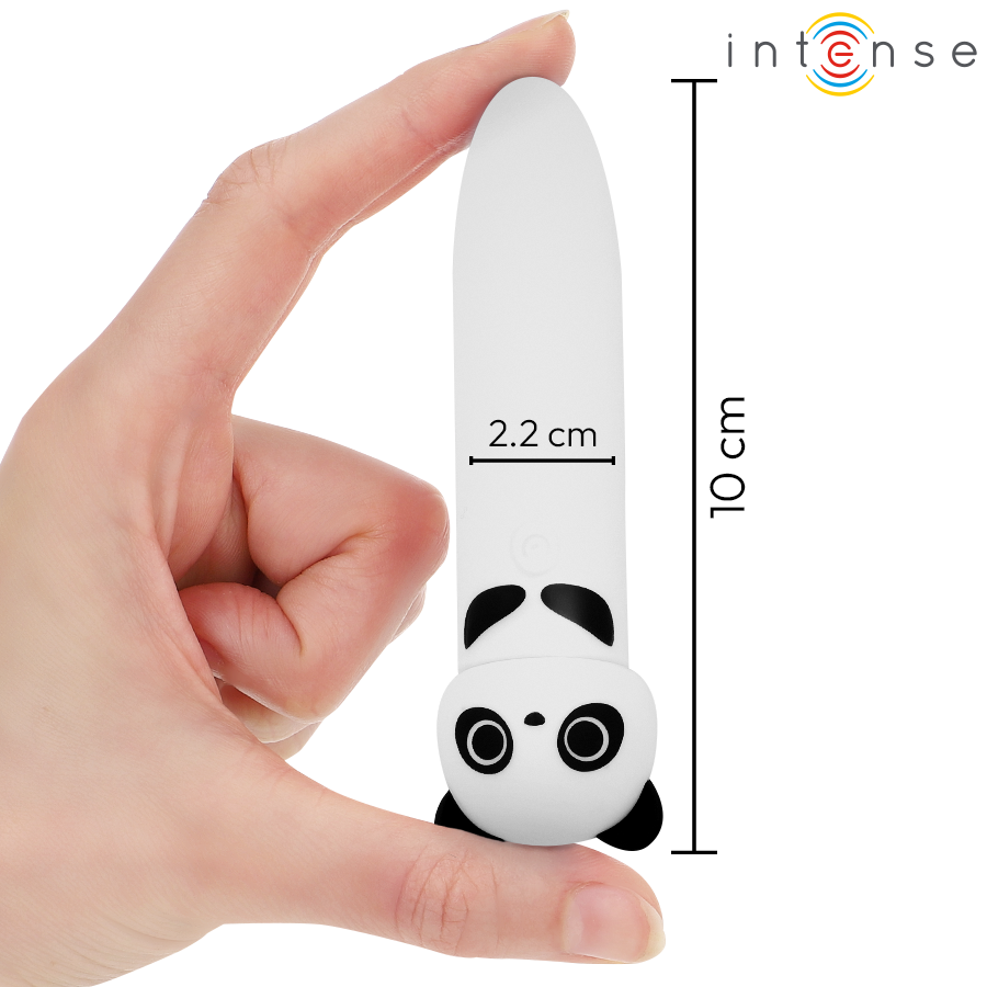 INTENSE - POH PANDA VIBRANTE BULLET RICARICABILE USB 10 X 2,2 CM