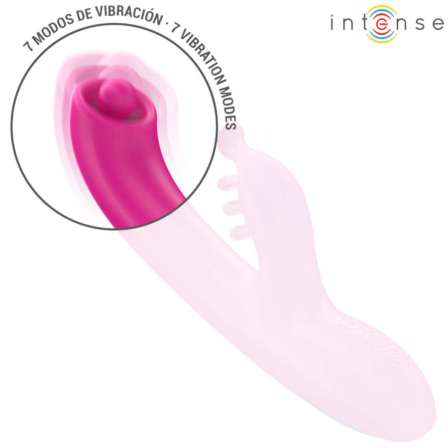 INTENSE - CHRISTINA VIBRATORE MULTIFUNZIONE RABBIT 22,5 CM ROSA