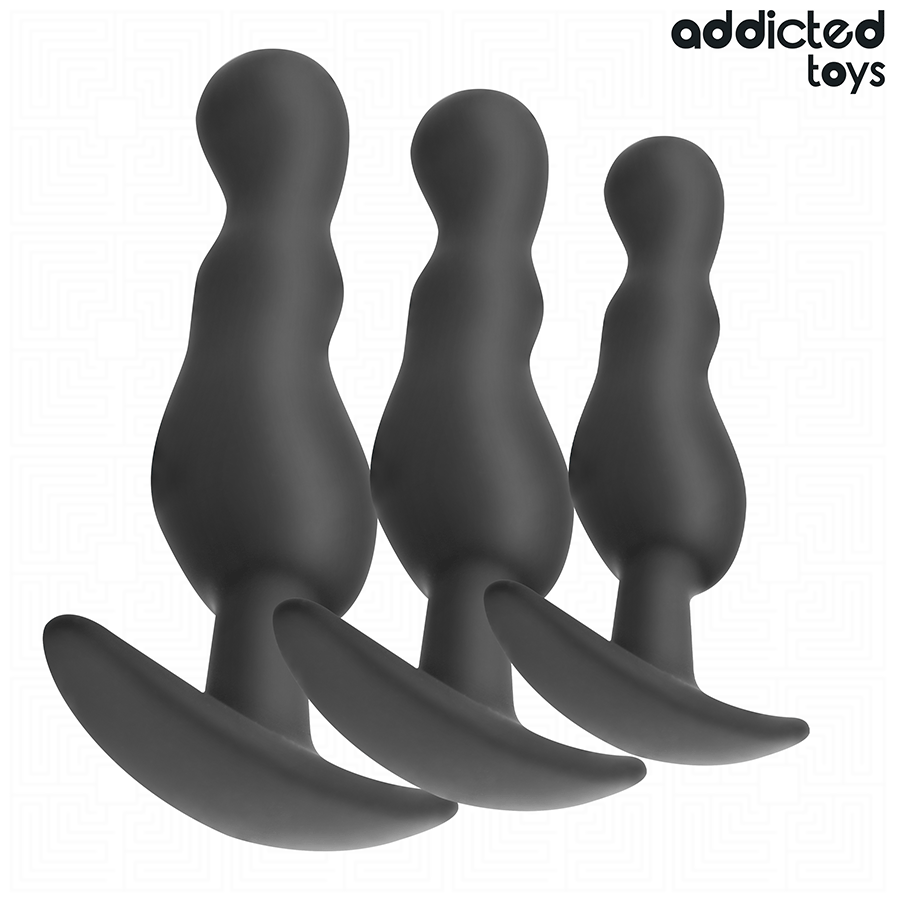 ADDICTED TOYS - SET DI 3 TAPPI ANALI MODELLO 1