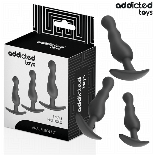 ADDICTED TOYS - SET DI 3 TAPPI ANALI MODELLO 1