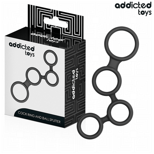 ADDICTED TOYS - ANELLO PER PENE CON DIVISORI PER TESTICOLI