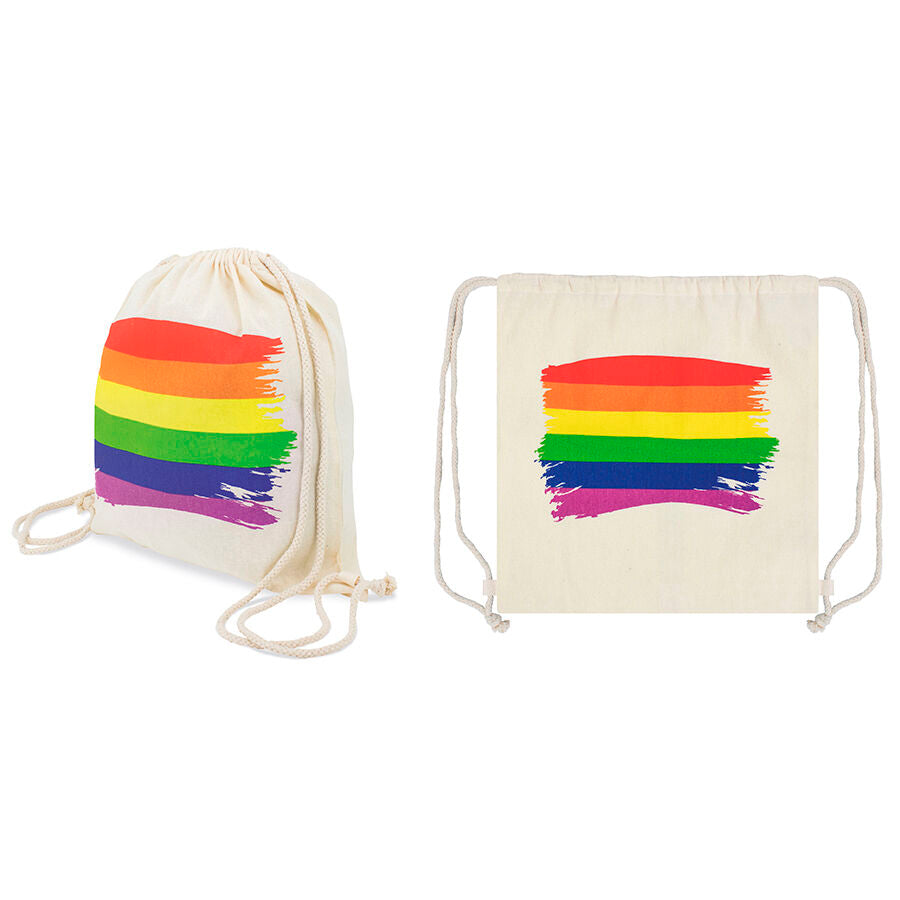 PRIDE - ZAINO CON BANDIERA LGBT IN COTONE
