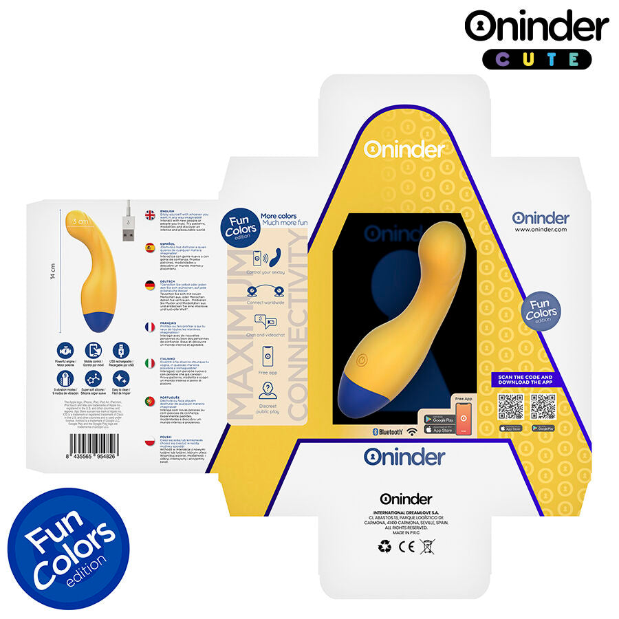 ONINDER CUTE - VIBRATORE PUNTO G LOVE BUDDY MASTER - APP GRATUITA IN TUTTO IL MONDO