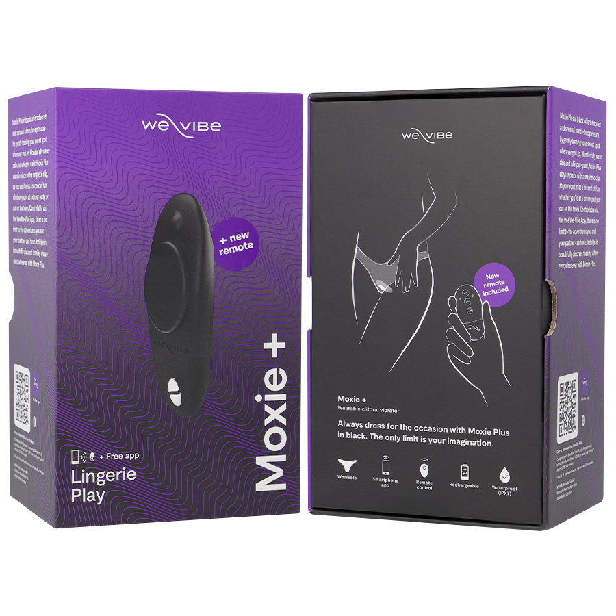 WE-VIBE - MOXIE + VIBRATORE CLITORALE NERO