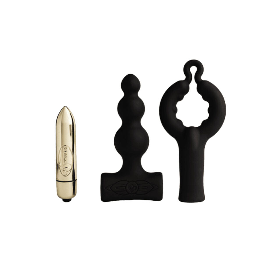 ROCKS-OFF - PETITE SENSATIONS BUBBLES PLUG ANALE VIBRATORE NERO