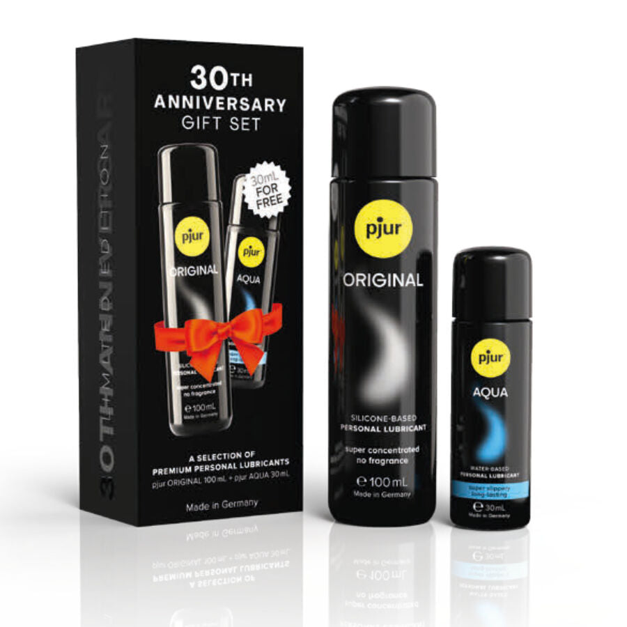 PJUR - COFANETTO 30° ANNIVERSARIO PJUR ORIGINAL 100 ML + PJUR AQUA 30 ML IN REGALO