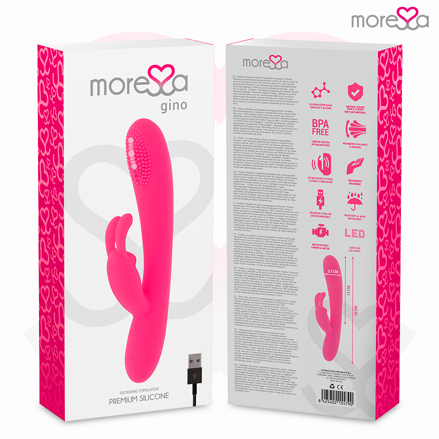MORESSA - GINO PREMIUM SILICONE RICARICABILE
