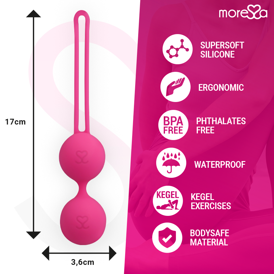 MORESSA - OSIAN TRE PREMIUM SILICONE ROSA