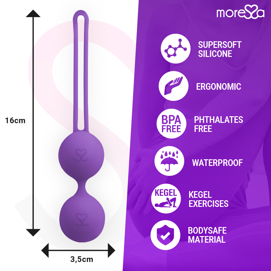 MORESSA - OSIAN DUE SILICONE PREMIUM LILLA