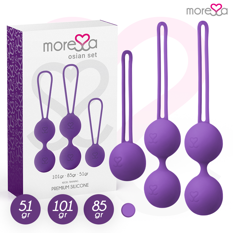 MORESSA - OSIAN SET PREMIUM IN SILICONE LILLA
