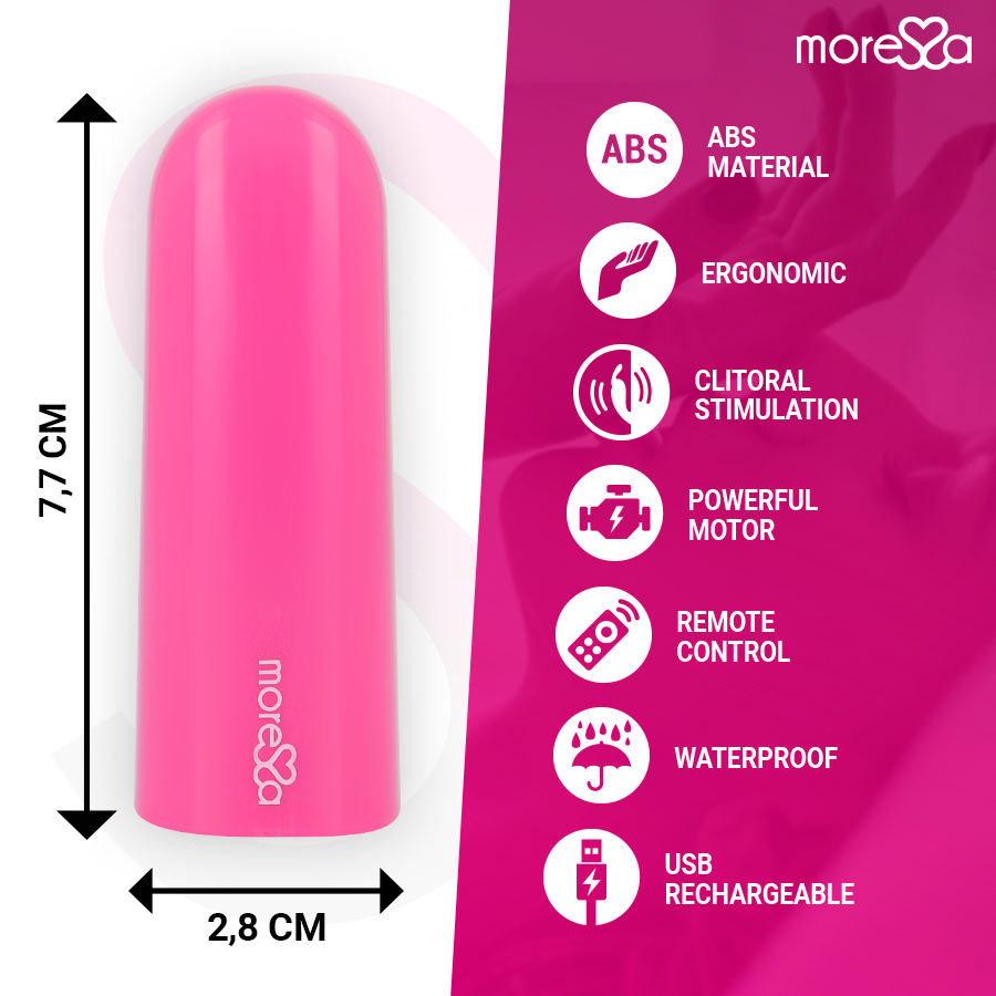 MORESSA - TELECOMANDO VIBRATORE NIX ROSA
