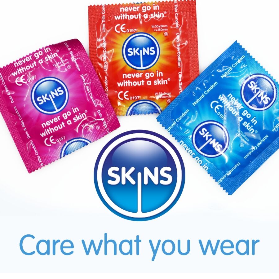SKINS - CONFEZIONE ASSORTITA DI 8 PRESERVATIVI PREMIUM