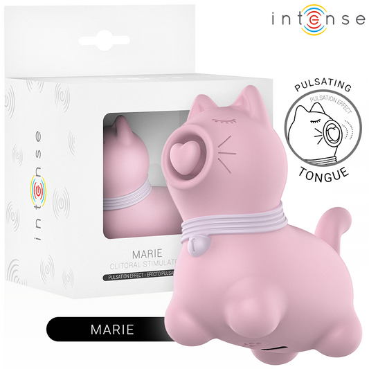 INTENSE - STIMOLATORE DELLA LINGUA CON EFFETTO PULSAZIONE MARIE PINK