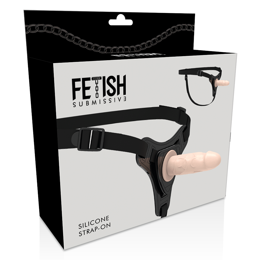 FETISH SUBMISSIVE HARNESS - SILICONE FLESH REALISTICO 12,5 CM