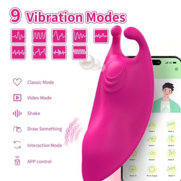 Mutandina indossabile honeybee vibratore gspot fucsia app-gratuita - immagine 6