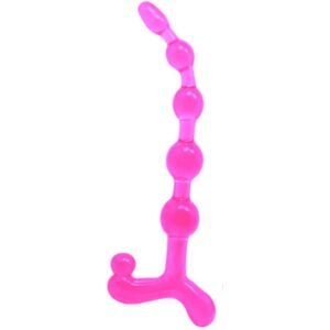 Sfere anal rosa flessibili twist